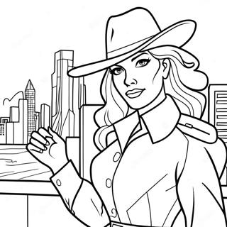 Carmen Sandiego Boyama Sayfaları