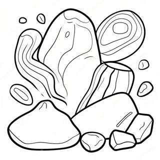 Rocks And Minerals Coloring Page 29704-23467