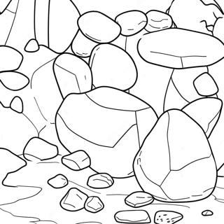 Rocks And Minerals Coloring Page 29704-23468