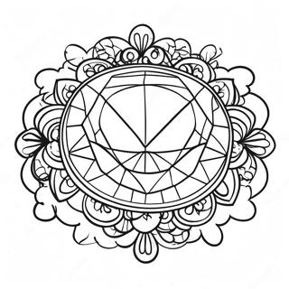 Shiny Gemstone Coloring Page 29705-23475