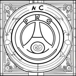 Psg Logo Coloring Page 29724-23498