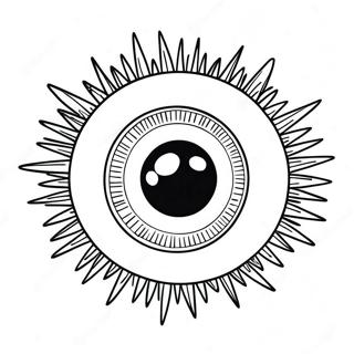 Eyeball Coloring Pages