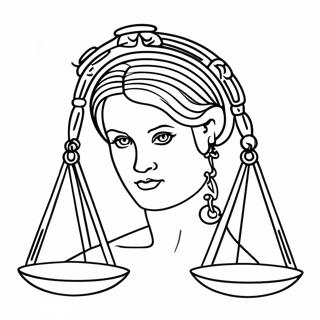 Libra Coloring Pages