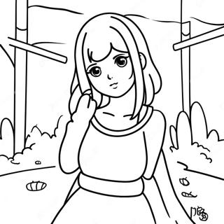 Manga Coloring Page 29814-23552