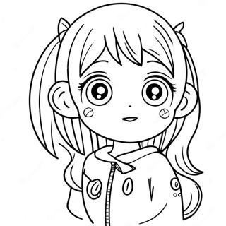 Cute Manga Character Coloring Page 29815-23567