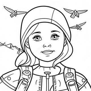 Adventurous Like Nastya Coloring Page 29835-23579