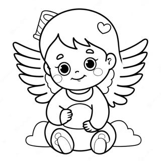 Little Angel Coloring Page 29854-23596