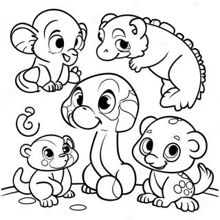 Rainforest Animals Coloring Page 29864-23602