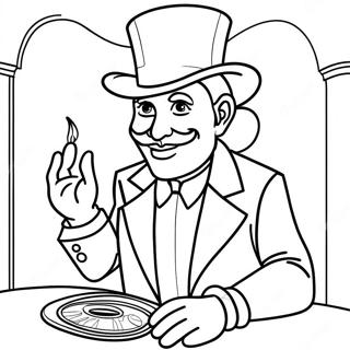 Magician Coloring Page 29894-23634