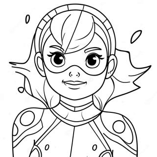 Miraculous Ladybug Superhero Coloring Page 29934-23655