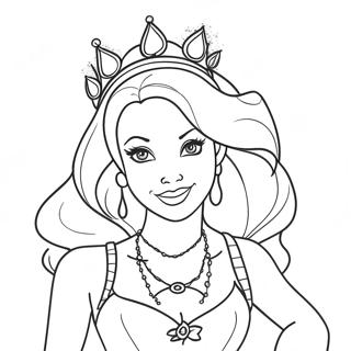 Punk Disney Princess Coloring Pages