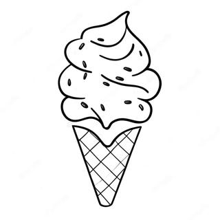 Ice Cream Cone Coloring Page 29964-23673