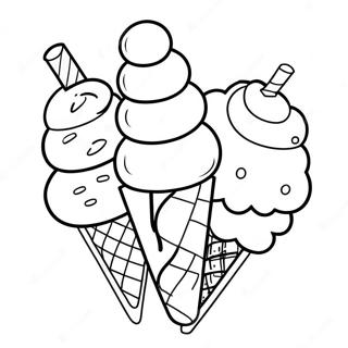 Ice Cream Cone Coloring Page 29964-23676