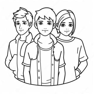 Heartstopper Coloring Pages