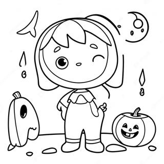 Cocomelon Halloween Coloring Page 29994-23711