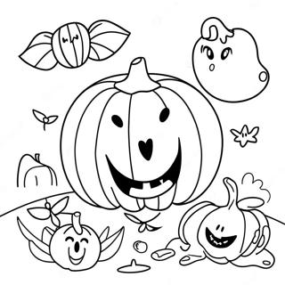 Cocomelon Halloween Coloring Page 29994-23712