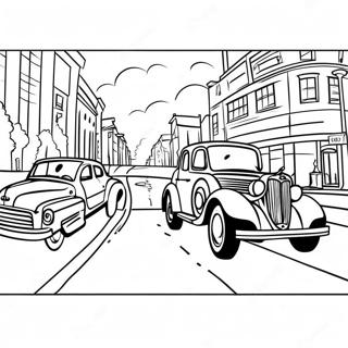 Classic 20th Century Fox Movie Scene Coloring Page 30005-23714