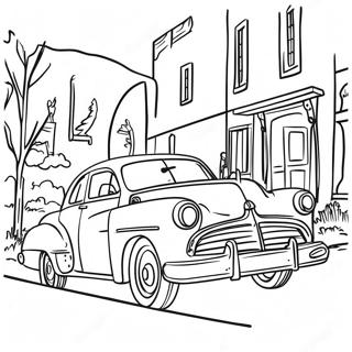 Classic 20th Century Fox Movie Scene Coloring Page 30005-23716