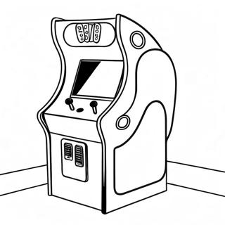 80s Retro Arcade Coloring Page 3000-2387