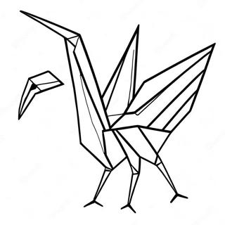 Origami Coloring Pages