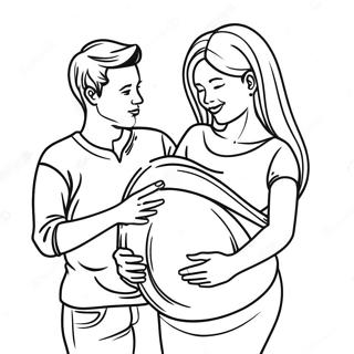 Pregnancy Coloring Pages