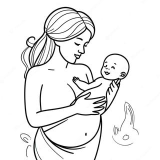 Pregnancy Coloring Page 30134-23820