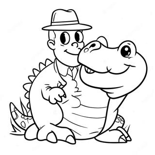 Montgomery Gator Coloring Pages