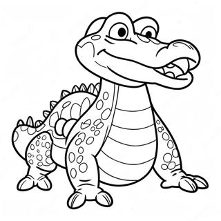 Montgomery Gator Coloring Page 30174-23847