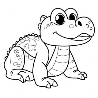 Montgomery Gator Coloring Page 30174-23848