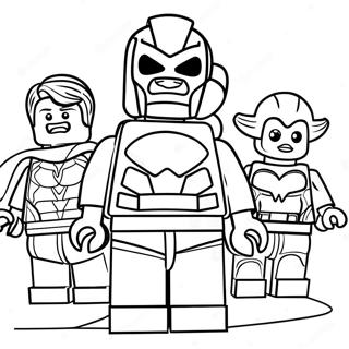 Lego Avengers Coloring Page 3020-2421