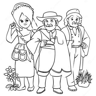 Garten Of Banban 7 Main Characters Coloring Page 30214-23880