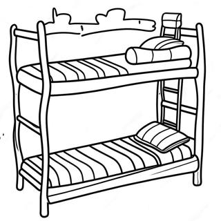 Bed Coloring Pages