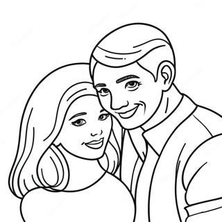 Sweet Couple Coloring Page 30245-23910