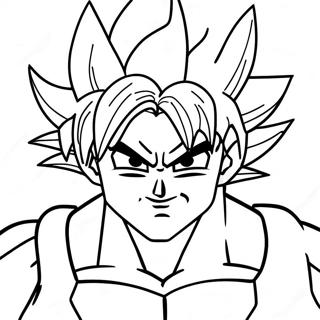 Super Saiyan Goku Värittämissivu 30255-23902