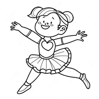 I Love Dance Coloring Page 30284-23938