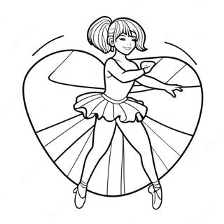 I Love Dance Coloring Page 30284-23939