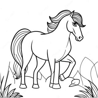 Beautiful Horse Coloring Page 30294-23934