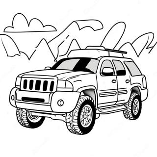 Suv Coloring Page 30304-23946