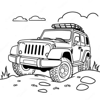 Suv Coloring Pages