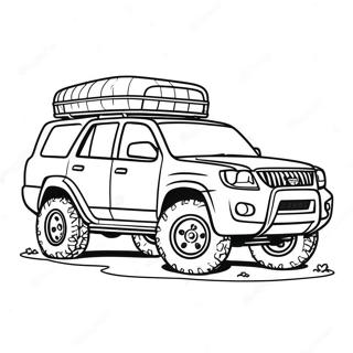 Sporty Suv Off Road Adventure Coloring Page 30305-23944