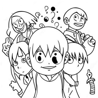 Soul Eater Main Characters Coloring Page 30324-23968