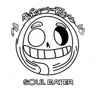 Soul Eater Logo Boyama Sayfası 30325-23972