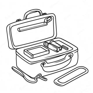 First Aid Kit Coloring Page 30424-24049