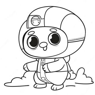 Pororo Coloring Pages