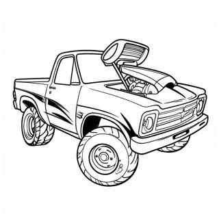 Demolition Derby Car Outline Coloring Page 30504-24102