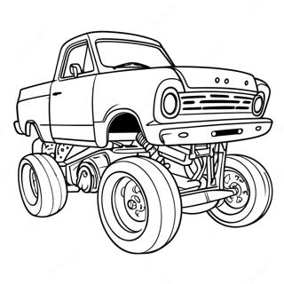 Demolition Derby Car Outline Coloring Page 30504-24103