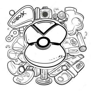 Xbox Logo Coloring Page 30584-24188