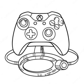 Xbox Controller Fun Coloring Page 30585-24179