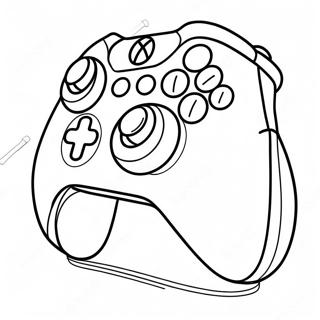 Xbox Controller Fun Coloring Page 30585-24180