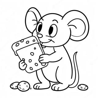 If You Give A Mouse A Cookie Coloring Page 3060-2438